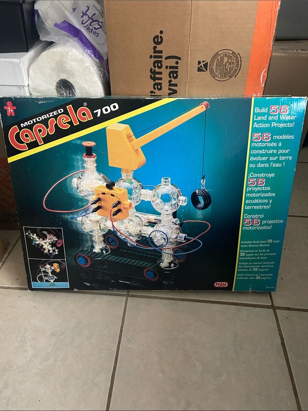 Capsela 700 Science Discovery Center 1990 Motorized (Vintage) NEW
